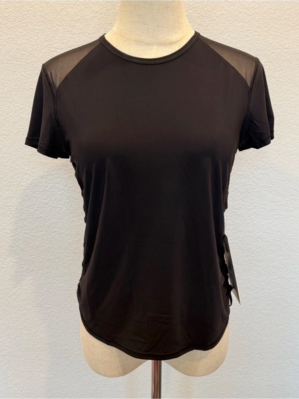 NWT Lululemon Sculpt Cinched Short-Sleeve Shirt Black | Size 10